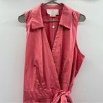 Gal Meets Glam  Heather Sleeveless‎ Wrap Shirt Dress in Rosemist Sz 20 Photo 2