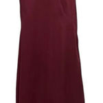 Mossimo Shift Dress Size M Burgundy Red Sleeveless Solid Racerback Casual Size M Photo 0