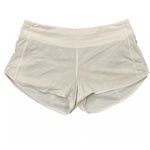 Lululemon  white speed up shorts size small Photo 1