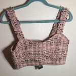 Wild Fable  Pink Tweed Tank Top Photo 0