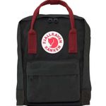 Fjallraven Kanken Black and Red Mini Unisex Backpack Photo 2
