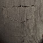 7 For All Mankind crinkle cotton henley top sz XS Photo 7