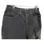 Madewell The Mom Jean Womens 29 Black Distressed Raw Hem High Waist Streetwear Photo 3