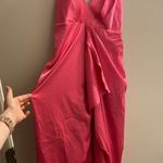 Lulus Pink Satin Dress Photo 1