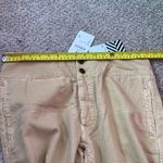 SANDRINE ROSE BY FREE PEOPLE FRENCH WORKER JEANS SOFT COTTON LINEN | 28 Tan Photo 7