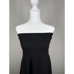 Urban Outfitters NWT  Womens Black Strapless Dress Sz S Skater LBD Grunge Photo 2