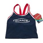 Tyr. Guard Dimaxback Tankini Top Workout Bikini Racerback Navy Blue XXS Photo 0