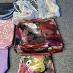 Makeup Bag Lot Coin‎ Purse Pouch Clutch Purse 17 Pieces Signature A Pink Photo 5