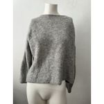 Sézane Sezane Paris Gaspard Sweater S Mohair Baby Alpaca Mix Grey Quiet Luxury Minimal Photo 2