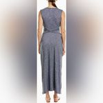 Max Studio  jersey trimmed slub summer maxi dress striped NWT #719 Photo 1