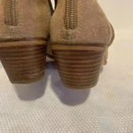 Sole Society  Women’s Size 6.5 Light Brown Suede Ankle Boots Booties Pointed Toe Photo 6
