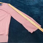 Apt. 9 APT.‎ 9 Pink Metallic Striped Crepe Chiffon High Low Long Sleeve Women's Top M Photo 9