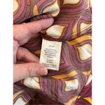 NWT cupcakes and cashmere maroon printed faux wrap blouse size Small Photo 2