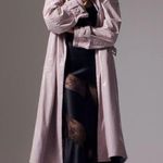 Anthropologie Maeve Patent Faux Leather Trench Coat NEW Size Medium Photo 1