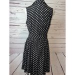 Jonathan Martin  Fit Flare Dress size 11 12 Polka Dot Pin Up Sleeveless‎ Rayon Photo 2