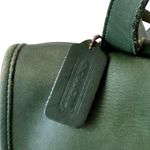 Coach  Bottle Green Leather Weekend Backpack Large Daypack 9943 USA COA Photo 10
