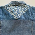 Avec Les Filles Anthropologie | Patchwork Light Wash Boho Denim Jacket Medium Photo 11