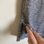 Banana Republic  Black & White Striped Short Sleeve Shirt Blouse Photo 6