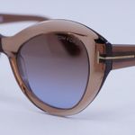 Tom Ford  SUNGLASSES FT1084 48F Transparent Dark Brown / Brown Gradient Photo 3