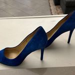 Nine West Blue Suede Heels-sold at Nordstrom-8 1/2 M Photo 5