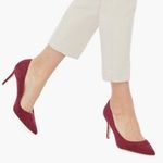 JustFab Women’s Khloy Cordovan/dark red Classic Pump shoes size 5.5 Photo 0