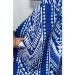 Market & Spruce Market‎ & Spruce Blue/White Batik Print Romper Size S Photo 3