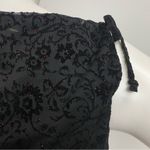 Vintage A Fortiori Burnout Dress Women’s Large Black Red Glitters Whimsical Photo 15