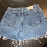 Bugle Boy Vintage  Jeans Shorts Womens Sz 31w/ 30in Faded Hi Rise Cutoff Denim Photo 5