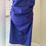 Ruched Dark Blue Dress size 14 Photo 2