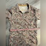 Anthropologie NWOT Anthropologiepink and White Floral Top Photo 1