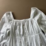 ZARA  Square Neck Tiered Poplin Mini Dress Photo 11