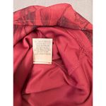 Lovestitch  Red Floral Sheer Peasant Blouse Boho Off-Shoulder Romantic Top M Photo 5