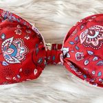 Princess Polly  MinkPink Red Strapless Floral Bandeau Bikini Top Sz M Photo 88