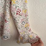 Very J 💥 Ruffle Floral Print Bell Sleeve Blouse Multicolor M Photo 4