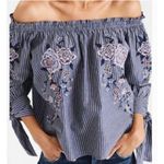 American Eagle Outfitters Embroidered Top & Aeropostale Off Shoulder Bundle Sz S Photo 2
