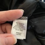 Open Edit NWT  black faux leather mock turtleneck bodysuit size  XXS Photo 4