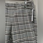 NWT Tribal Pull On Plaid Ankle Pant Black Size 14 Photo 4