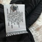 Walter Baker  Size XS Black Melinda V-Neck Button Down Top Neutral Monochrome Photo 7