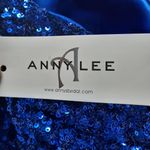 Anny Lee Womens Dress Size Large Blue Strapless Prom Photo 3