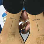 Dolce Vita Noles Heels snake print heels NWOT Black Size 10 Photo 9