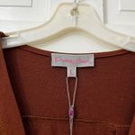 Pretty Angel NEW Lagenlook Chocolate Brown Linen Blend Cardigan Duster Logam L Photo 4