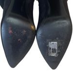 BCBGeneration  Faux Suede Ankle Boots ALLY Black Pointed Toe 6.5 B Zip 3.5” Heels Photo 12