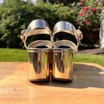 Tory Burch Bombe Cross-Strap Platform Sandal in Spark Gold Size 8.5 M Photo 5