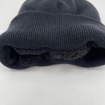 Lululemon Winter Hat One Size Womens Cap Black Fleece Lined Merino Wool Beenie Photo 6