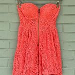 Material Girl orange strapless shorts jumpsuit/romper woman’s size xtra small Photo 0