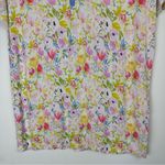 Little Sleepies Womens Bamboo Pajama Top Sz Medium Watercolor Blooms Purple Photo 7