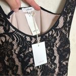 Aritzia  Wilfred Mini Dress Black Lace Sleeveless Tank New Photo 2