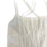 MINKPINK  White Eyelet Embroidered Romper‎ XS Boho Romantic Lace Scallop Hem Photo 7