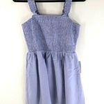 Nsr  Napean Sea Rd Mini Dress A Line Sleeveless Crinkled Purple L Photo 0