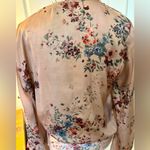 ZARA ACCESSORIES, V Front Floral Wrap and Side Tie Body Suit. Size Medium Photo 9